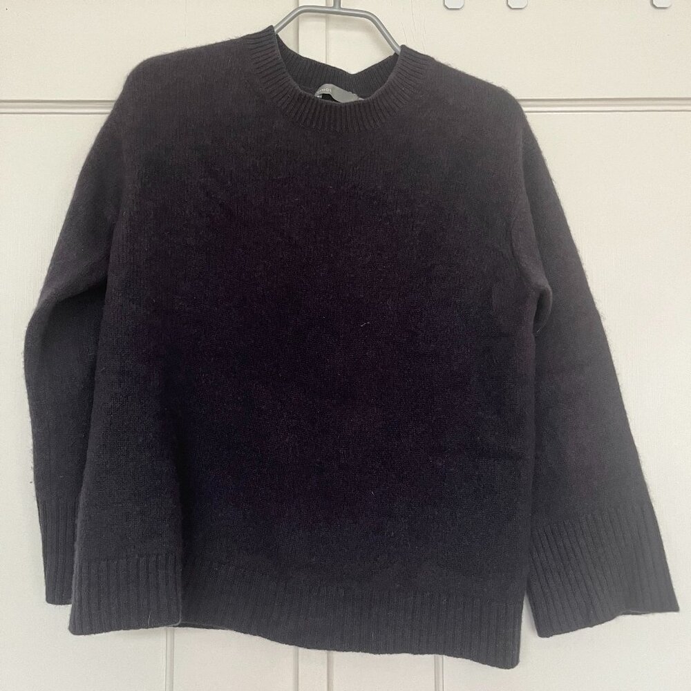 Vince Navy Cashmere Crewneck Sweater